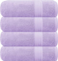 GLAMBURG Premium Cotton 4 Pack Bath Towel Set by GLAMBURG