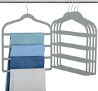 Velvet Pants Clothes Hanger Space Saving Non Slip Pants Shorts Hanger, by Myfolrena