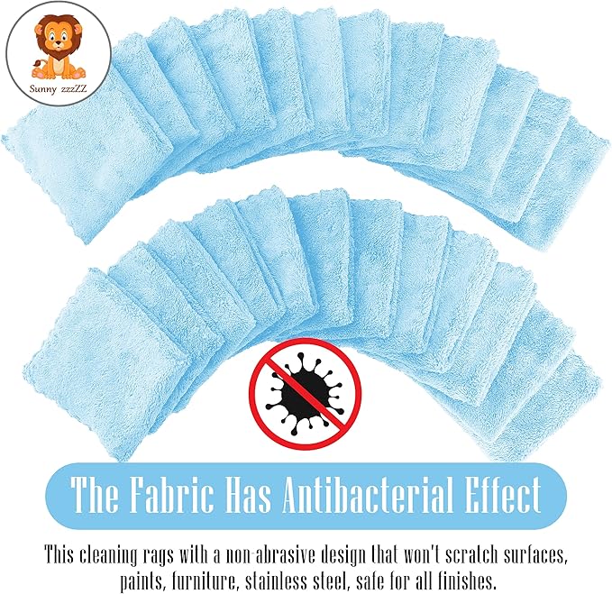 Sunny zzzZZ 24 Pack Kitchen Dishcloths - Image 3
