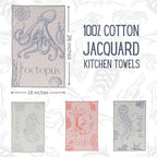 Nautical Kitchen Towels with Ocean-Themed Designs – 100% Turkish Cotton - Image 2