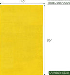 Elegant Comfort Three Line Popcorn Extra Large Luxury Bath Towel - Image 4