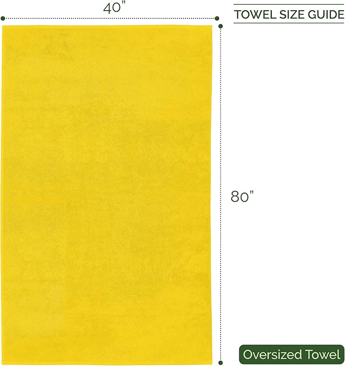 Elegant Comfort Three Line Popcorn Extra Large Luxury Bath Towel - Image 4