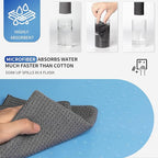 MR.SIGA Waffle Pattern Cleaning Cloths, Reusable Absorbent Microfiber Cleaning - Image 4