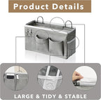 2pcs Hanging Baskets for Organizing, Fabric Wall storage Basket, Wall Organizer - Image 5