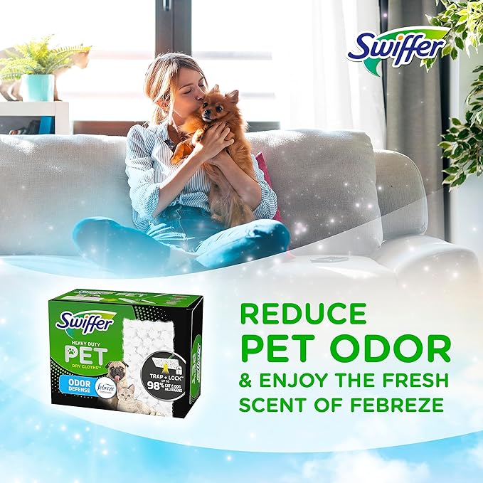 Swiffer Sweeper Pet Heavy Duty Dry Multi-Surface Cloth Refills - Image 4