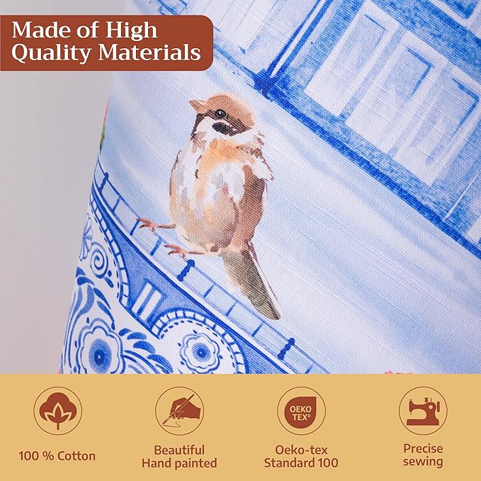 Maison d' Hermine Kitchen Towels Set of 3 100% Cotton 27.50" x 20" Reusable - Image 3