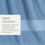 NY Loft 100% Cotton Bath Towel 4 Pack | Super Soft & Absorbent Quick-Dry Bath - Image 7