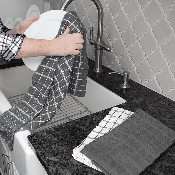 Ritz Premium 3-Pack Kitchen Towel & 6-Pack Dish Cloth Set - Image 4