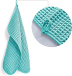 POLYTE 430 GSM Microfiber Lint Free Washcloth Face Towel, 13 x 13 in, 4 Pack - Image 2