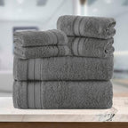 Elegant Comfort Luxury 6-Piece Towel Set, Premium Soft 100% Turkish Cotton - Image 7