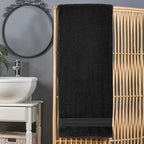 Elegant Comfort Three Line Popcorn Extra Large Luxury Bath Towel - Image 2