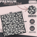 WESERWEF Design Microfiber Glasses Cleaning Cloth – Premium Cleaning Cloth - Image 2