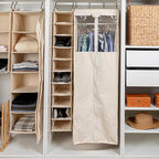 Household Essentials Hanging Shoe Organizer, 10 Wide Cubbies - Image 2