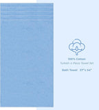 American Soft Linen Luxury 4 Piece Bath Towel Set, 600 GSM 100% Cotton Turkish - Image 4