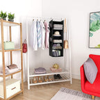 MAX Houser 5-Shelf Hanging Closet Organizer, Space Saver, Cloth Hanging Shelves - Image 6