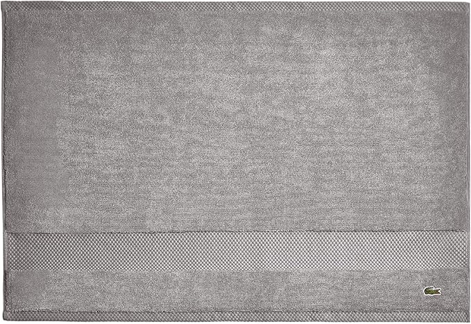 Lacoste Heritage 100% Supima Cotton Tub Mat, Premium Super Soft Bath Towel by LACOSTE