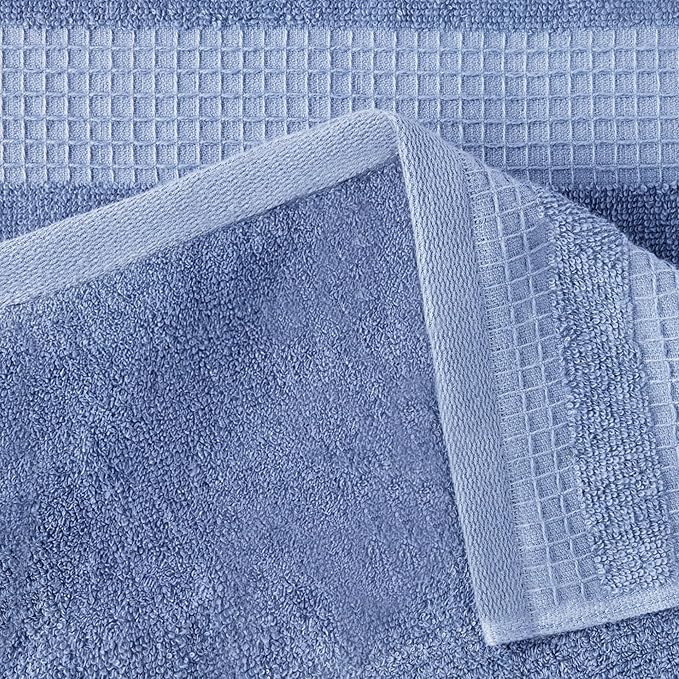 Amazon Basics Organic Cotton Waffle Weave Kitchen Dish Cloths, Ultra Absorbent - Image 3
