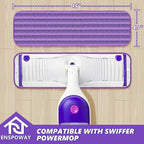 Reusable Mop Refills Pads for Swiffer PowerMop, 4 Pack Power Mop Refill Pads - Image 2