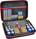 Battery Organizer Storage Holder, Batteries Storage Containers Box by GWCASE