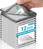 12 PCS Non Scratch Wire Dishcloth, Cleans Fast Without Scratching, Stands Up to by Unknown