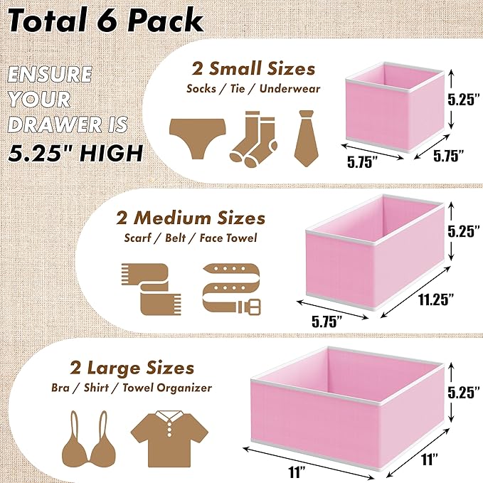 Simple Houseware Underwear Drawer Organizer - Image 2