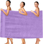 Elegant Comfort Three Line Popcorn Extra Large Luxury Bath Towel by ELEGANTCOMFORT