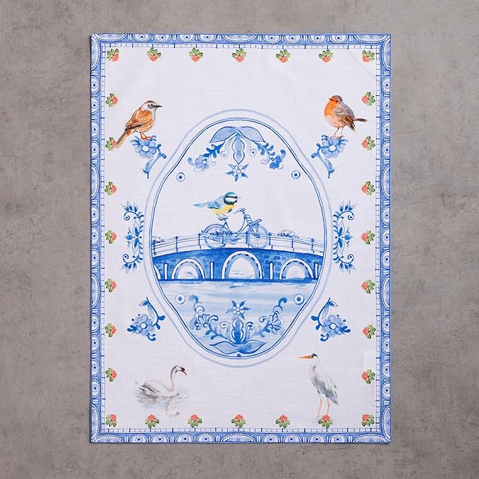 Maison d' Hermine Kitchen Towels Set of 3 100% Cotton 27.50" x 20" Reusable - Image 8