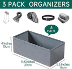 3 PACK Drawer Organizer Clothes，drawer Divider， Dresser Drawer Storage - Image 2