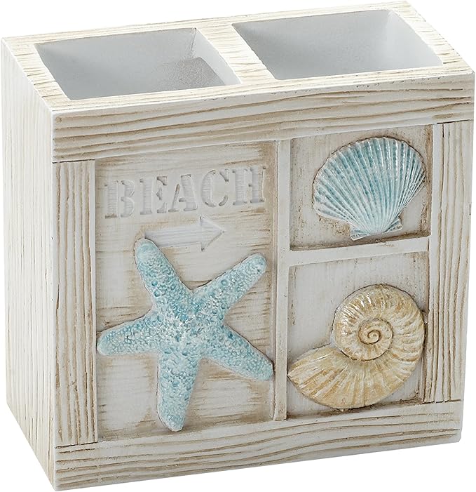Zenna Home Seaside Serenity Bathroom Toothbrush Holder by ZennaHome