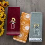 SKL Home by Saturday Knight Ltd. Sunflower In Jar 2 Pc Hand Towel Set - Image 6