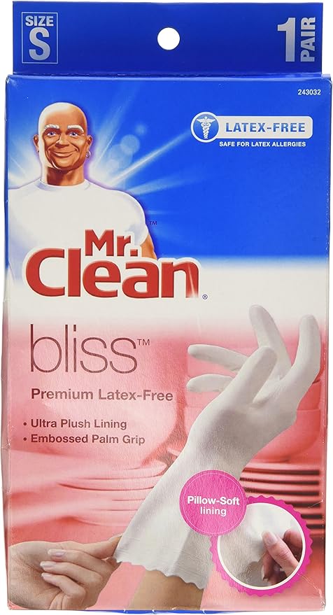 Mr. Clean Bliss Premium Latex-Free Gloves, 4 Pair by MrClean