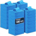 Shop Towels, 100 Pack Commercial Grade Work Rags Microfiber Towels by Unimade