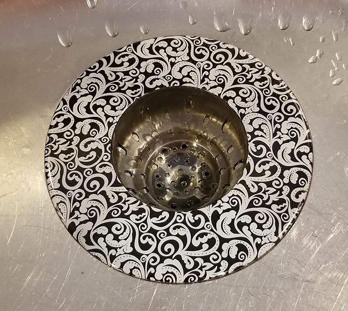 Handy Housewares 5.25" Diameter Decorative Designer Pattern Kitchen Sink - Image 2