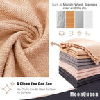 MOONQUEEN 72 Pack Microfiber Cleaning Cloth - Image 6