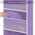 Univivi 5-Shelf Fabric Door Storage Over Door Hanging Organizer - Image 5