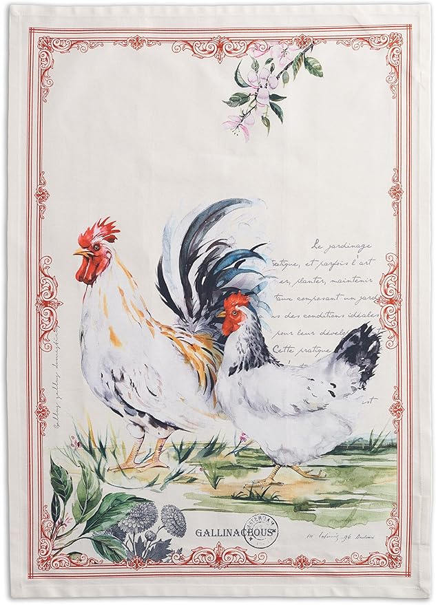 Maison d' Hermine Kitchen Towels Set of 2 100% Cotton 27.50" x 20" Reusable - Image 4
