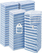 JOYMOOP 108 Packs Microfiber Cleaning Cloths, Lint-Free Cleaning Rags, Super by JOYMOOP