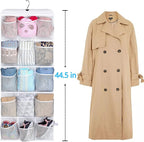 MISSLO 30 Large Pockets Dual Sided Hanging Baby Shoe Organizer - Image 7