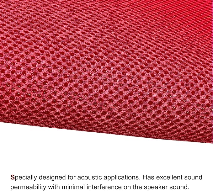 MECCANIXITY Speaker Grill Cloth 20 x 63 Inch Stereo Mesh Fabric Protective - Image 4