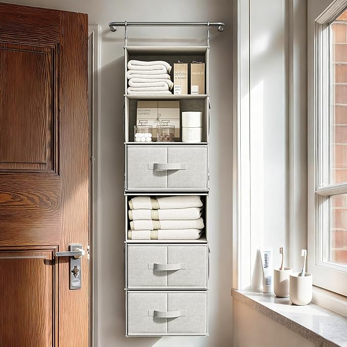 Vailando 6-Shelf Hanging Closet Organizer - Image 8