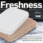 Casanero 6-Pack Silicone Scrubbing Sponges, Heavy-Duty, Non-Scratch | Reusable - Image 5