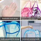 Cute Mesh Popup Laundry Hamper - Image 4