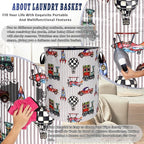 Personalize Cars Printed Laundry Basket Oxford Cloth Foldable Funny Laundry - Image 8