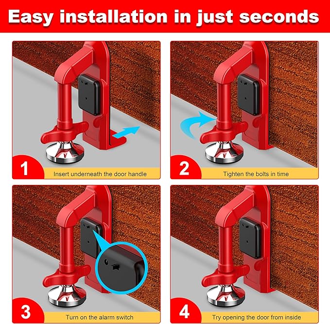 Portable Alarm Door Stopper - Image 5