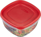 Rubbermaid Easy Find Lids Food Storage Container, 14 Cup, Racer Red - Image 5