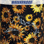 Beautiful Sunflower Laundry Basket Foldable Oxford Cloth Yellow Floral Laundry - Image 4