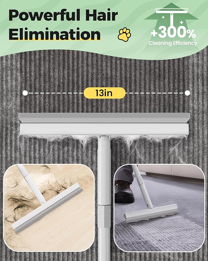Carpet Rake for Pet Hair Removal Tool - 4 in 1 Pet Hair Remover Kit for Dog Cat - Image 4