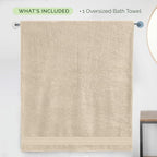 Elegant Comfort Three Line Popcorn Extra Large Luxury Bath Towel - Image 5