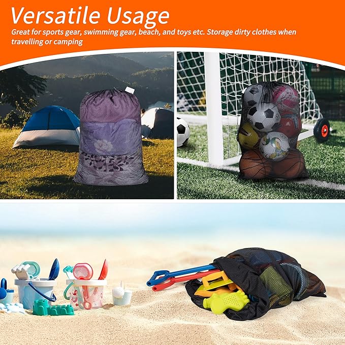 Polecasa Extra Heavy Duty Large Diamond Mesh Laundry Bags - Image 7