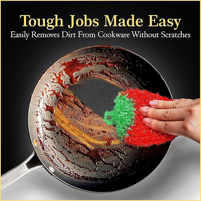 Dish Scrubbie Durable DishScrubber – Long Lasting, Non-Scratch, Odorless and - Image 3